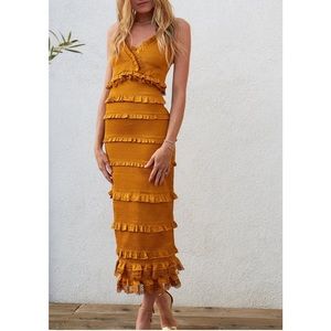 V. Chapman Narcisse Dress in Chai